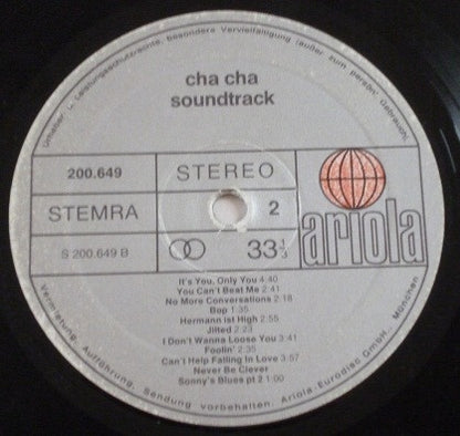 Various : Cha Cha (The Soundtrack: Herman Brood, Nina Hagen And Lene Lovich) (LP, Comp)