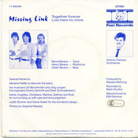 Missing Link (8) : Together Forever (7", Single, Promo)