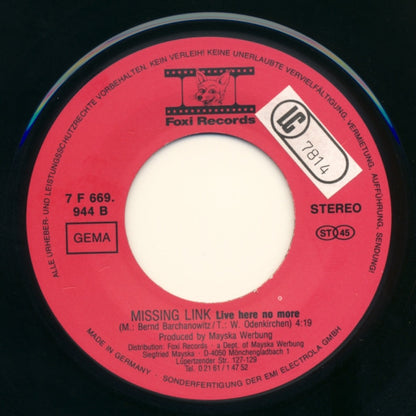 Missing Link (8) : Together Forever (7", Single, Promo)