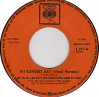 Mitch Miller And His Orchestra And Chorus : The Longest Day (7", Single)