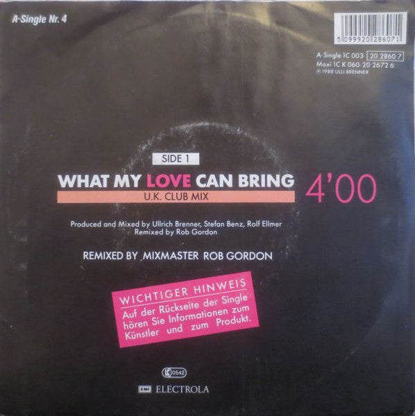 Carol Cayne : What My Love Can Bring (7", Single)