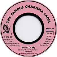 Genesis : Follow You Follow Me (7", Single, Fir)