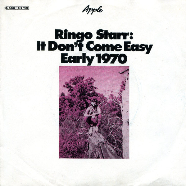 Ringo Starr : It Don't Come Easy / Early 1970 (7", Single)