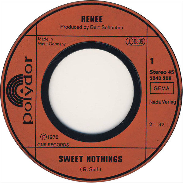 Renée : Sweet Nothings (7", Single)