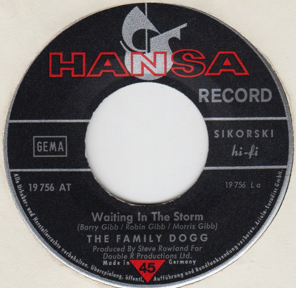 The Family Dogg* : Waiting In The Storm / Family Dog (7", Single, Mono)