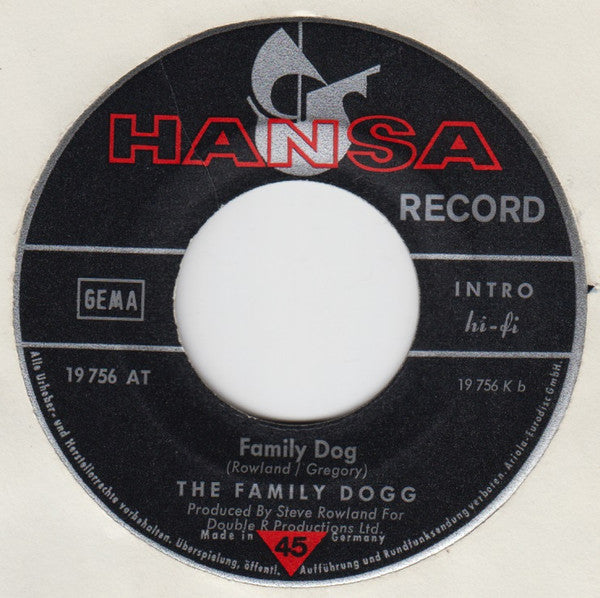 The Family Dogg* : Waiting In The Storm / Family Dog (7", Single, Mono)