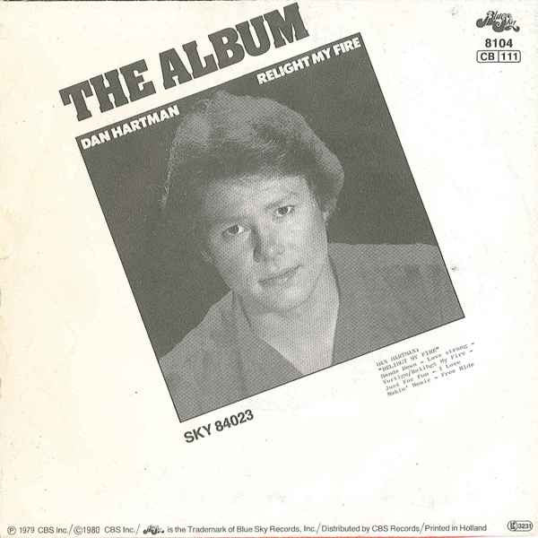 Dan Hartman : Relight My Fire (7", Single)