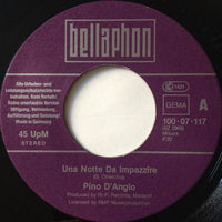 Pino D'Angiò : Una Notte Da Impazzire (7", Single)