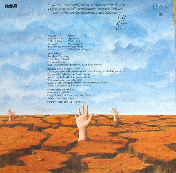 RAH Band : The Crunch & Beyond (LP, Album, Ora)