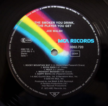 Joe Walsh : The Smoker You Drink, The Player You Get (LP, Album, RE)