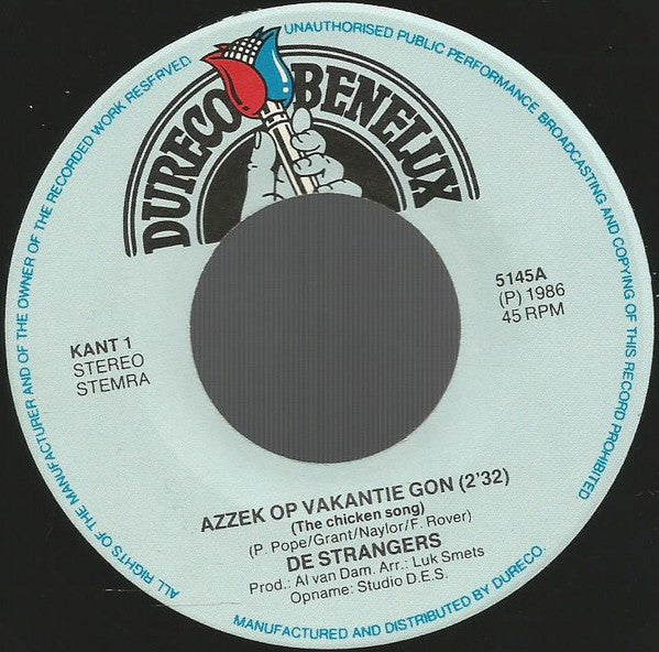De Strangers : Azzek Op Vakantie Gon (7", Single)