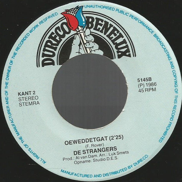 De Strangers : Azzek Op Vakantie Gon (7", Single)