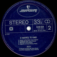 Rush : A Farewell To Kings (LP, Album, Gat)
