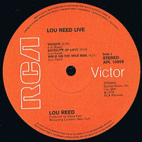 Lou Reed : Lou Reed Live (LP, Album)
