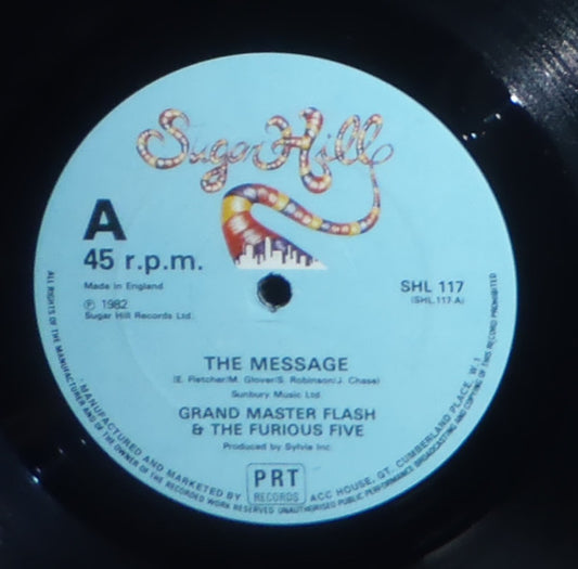 Grand Master Flash & The Furious Five* : The Message (12")