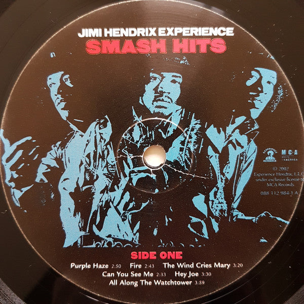 The Jimi Hendrix Experience : Smash Hits (LP, Comp, RE, 180)