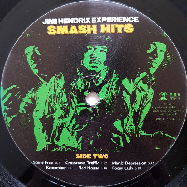 The Jimi Hendrix Experience : Smash Hits (LP, Comp, RE, 180)