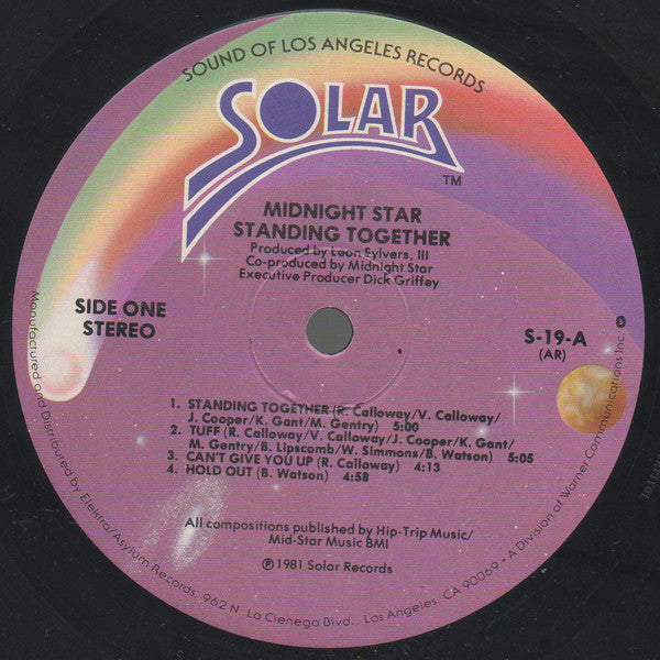 Midnight Star : Standing Together (LP, Album, All)