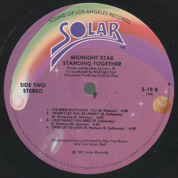 Midnight Star : Standing Together (LP, Album, All)
