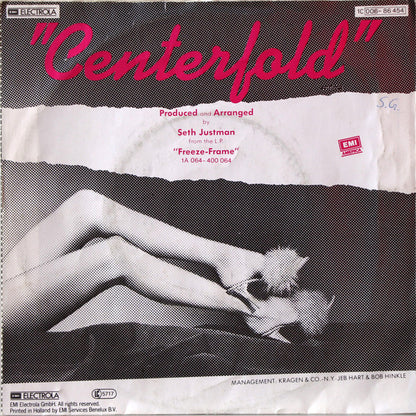 The J. Geils Band : Centerfold B/W Rage In The Cage (7", Single)