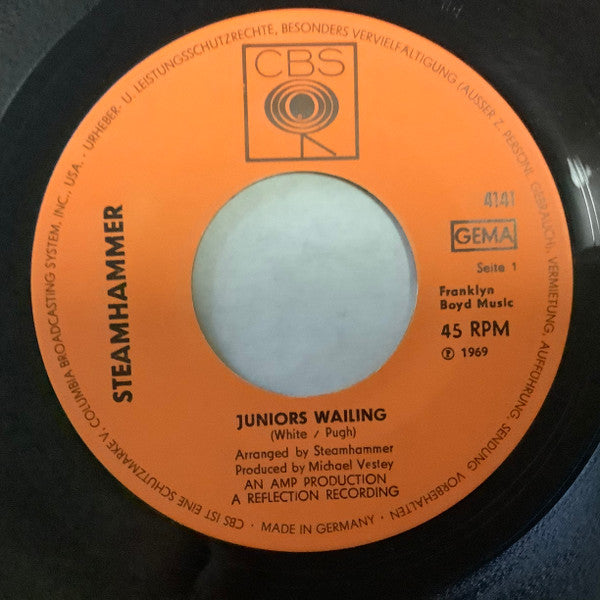 Steamhammer : Junior's Wailing / Windmill (7", Single)