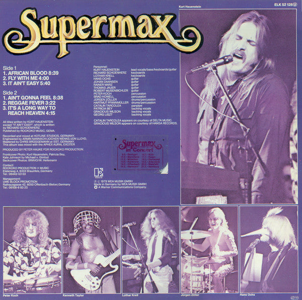 Supermax : Fly With Me (LP, Album)