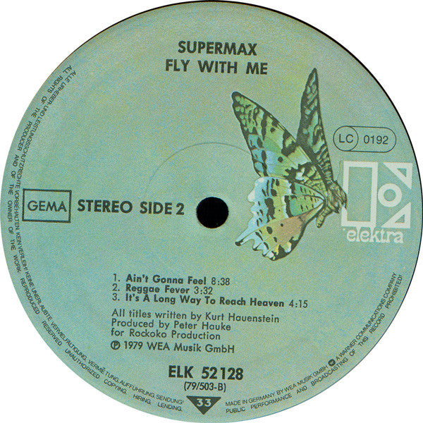 Supermax : Fly With Me (LP, Album)