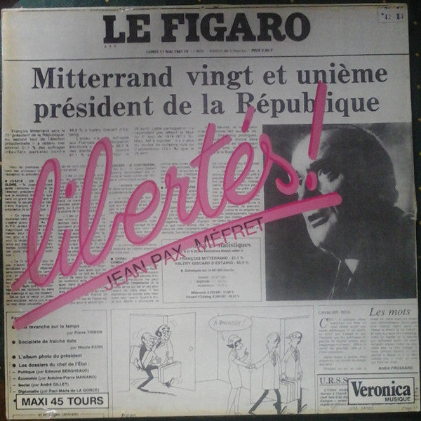 Jean-Pax Méfret : La Manif (12", Maxi)