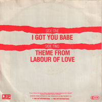 UB40 Guest Vocals By Chrissie Hynde : I Got You Babe (7", Single)