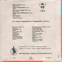 Günter Hörig, Lothar Spiller, Siegfried Ludwig : Opus de Funk / Gruß An Kurylewitsch / Give Me The Simple Life / Guten Tag, Tele-Warszawa (7", EP, Mono)