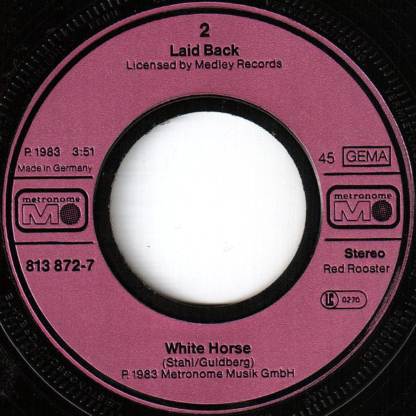 Laid Back : Sunshine Reggae (7", Single)