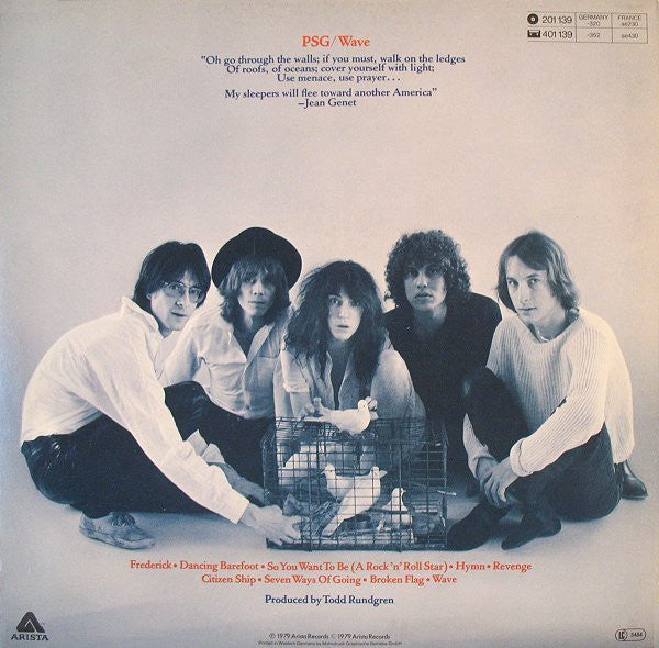 Patti Smith Group : Wave (LP, Album, RE)