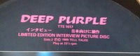 Deep Purple : Limited Interview Picture Disc (10", Shape, Ltd, Pic, Unofficial, Saw)