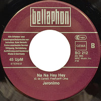 Jeronimo (2) : Heya / Na Na Hey Hey (7", Single, RE)