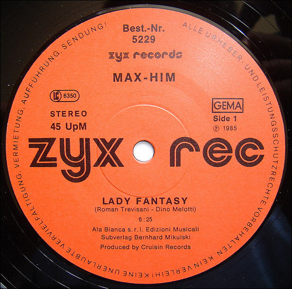 Max-Him : Lady Fantasy (12", Maxi)