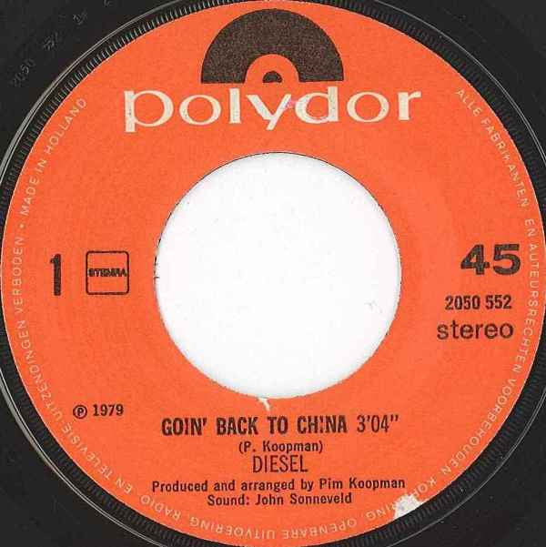 Diesel (5) : Goin' Back To China (7", Single)