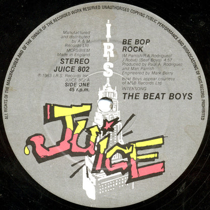 The Beat Boys : Be Bop Rock (12")