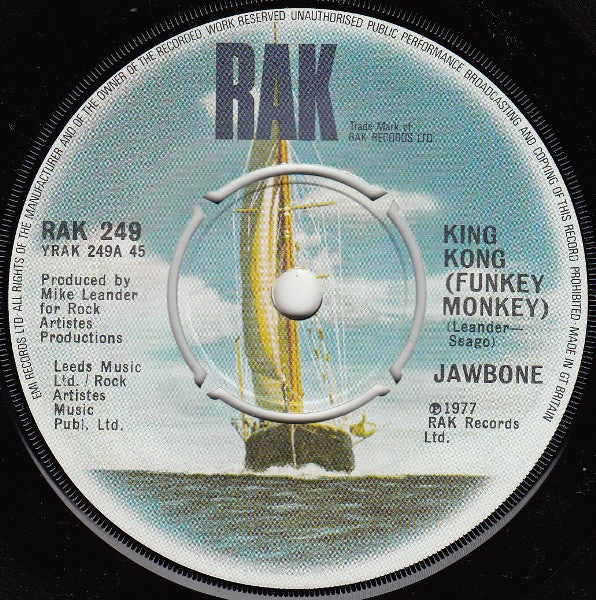 Jawbone (3) : King Kong (Funkey Monkey) (7")