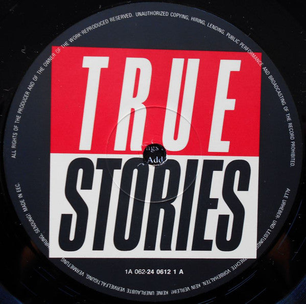 Talking Heads : True Stories (LP, Album, DMM)