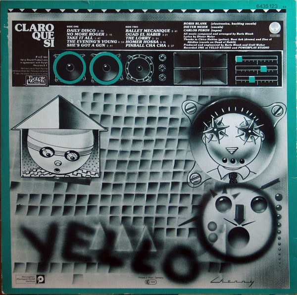 Yello : Claro Que Si (LP, Album, Red)