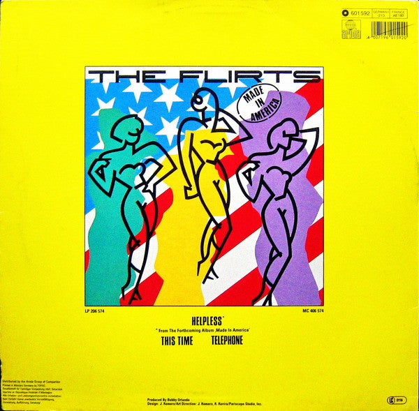 The Flirts : Helpless (You Took My Love) (Extended Version) (12", Maxi, M/Print)