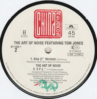 The Art Of Noise Featuring Tom Jones : Kiss (12", Single)
