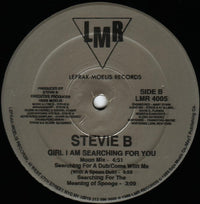 Stevie B : Girl I Am Searching For You (12")