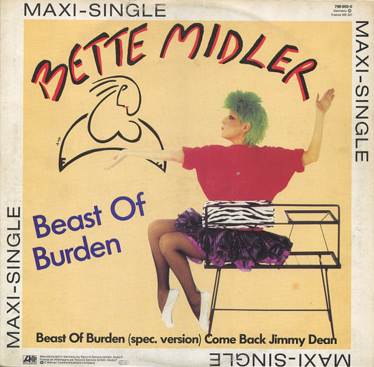 Bette Midler : Beast Of Burden  (12", Maxi)