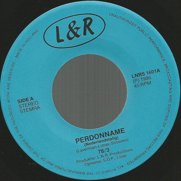 78-3 : Perdonname (7", Single)