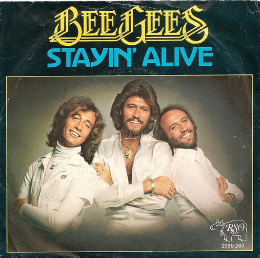 Bee Gees : Stayin' Alive (7", Single)