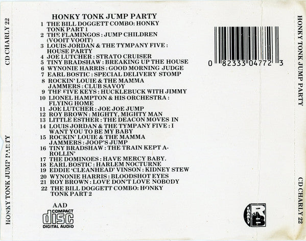 Various : Honky Tonk Jump Party (CD, Comp)