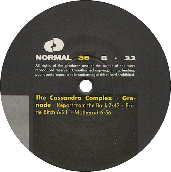 The Cassandra Complex : Grenade (LP, Album)