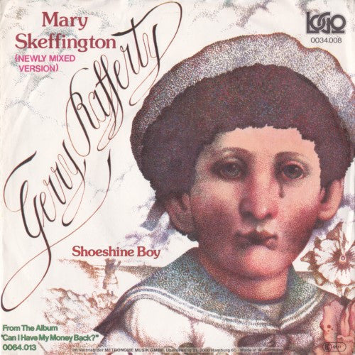 Gerry Rafferty : Mary Skeffington (7", Single)