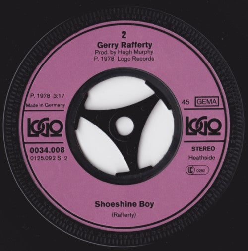 Gerry Rafferty : Mary Skeffington (7", Single)
